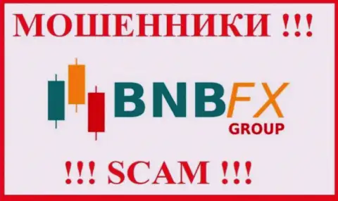 Логотип ЛОХОТРОНЩИКА BNB FX