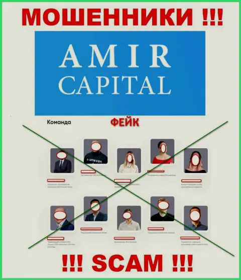 Мошенники Amir Capital безнаказанно отжимают вложения, потому что на веб-сайте опубликовали липовое прямое руководство