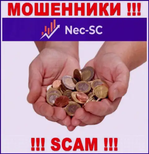 Обещания заоблачной прибыли, работая совместно с дилинговым центром NEC-SC Com - это надувательство, БУДЬТЕ КРАЙНЕ ОСТОРОЖНЫ