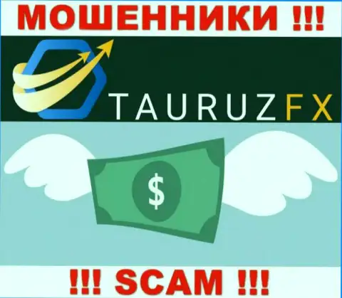 ДЦ TauruzFX работает только лишь на ввод денежных вложений, с ними Вы абсолютно ничего не сумеете заработать