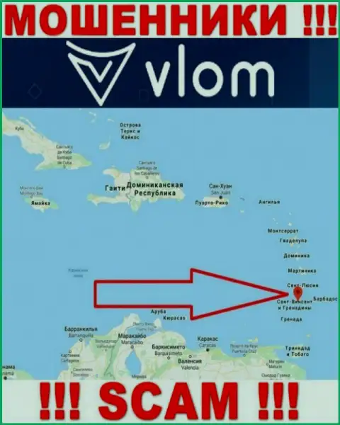 Компания Влом - это internet-шулера, обосновались на территории Saint Vincent and the Grenadines, а это оффшор