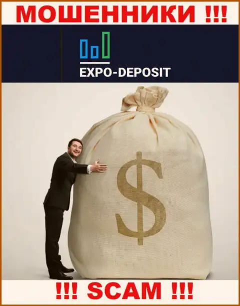 Невозможно забрать назад вложенные денежные средства из ДЦ Expo-Depo Com, именно поэтому ни рубля дополнительно вносить не рекомендуем