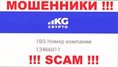 Регистрационный номер организации CryptoKG Com, в которую деньги рекомендуем не отправлять: 13466011