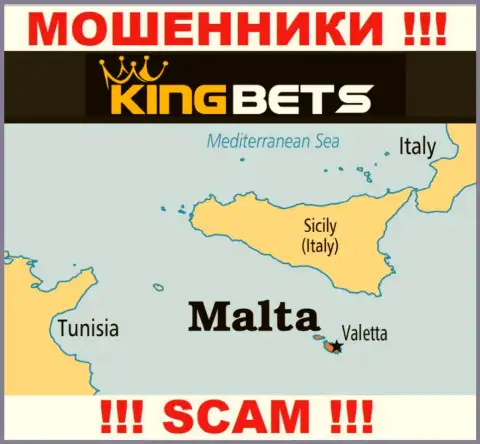 КингБетс Про это мошенники, имеют офшорную регистрацию на территории Malta