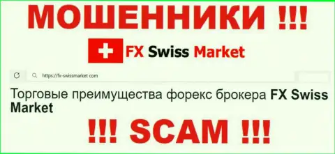 Род деятельности FX-SwissMarket Ltd: Форекс - отличный доход для интернет-мошенников