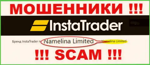 Namelina Limited - это владельцы мошеннической конторы Namelina Limited