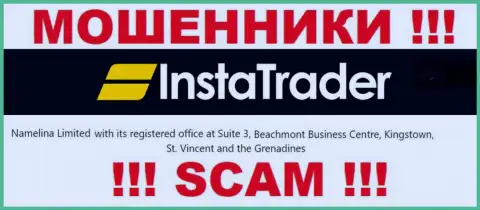 Будьте бдительны - организация InstaTrader Net засела в офшоре по адресу Suite 3, ​Beachmont Business Centre, Kingstown, St. Vincent and the Grenadines и обманывает доверчивых людей
