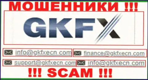 В контактной инфе, на интернет-портале обманщиков GKFX ECN, указана эта электронная почта