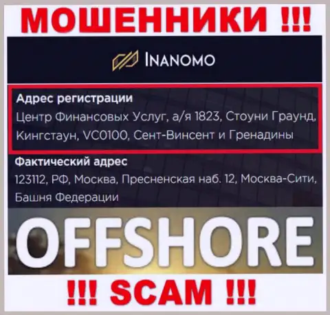 Инаномо - это мошенническая организация, которая прячется в офшоре по адресу - 123112, РФ, Москва, Пресненская наб. 12, Москва-Сити, Башня Федерации