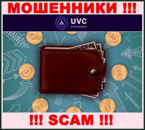 Криптовалютный кошелек - конкретно в этом направлении предоставляют услуги мошенники UVC Exchange