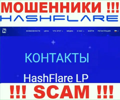 Инфа об юридическом лице мошенников Hash Flare
