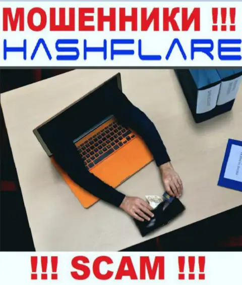 Абсолютно вся работа HashFlare ведет к грабежу биржевых игроков, потому что они internet мошенники