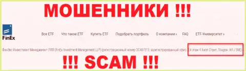 Будьте очень бдительны !!! На официальном интернет сайте ФинЕкс-ЕТФ Ком указан ложный адрес регистрации компании