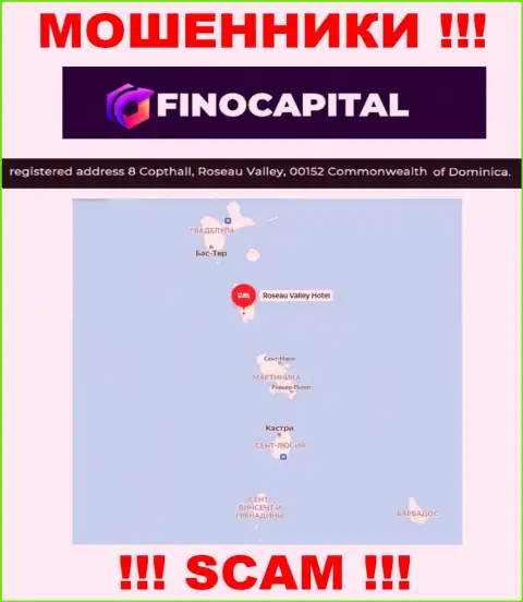 Фино Капитал - это ВОРЮГИ, скрылись в офшоре по адресу - 8 Copthall, Roseau Valley, 00152 Commonwealth of Dominica