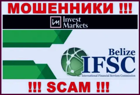 InvestMarkets Com беспрепятственно сливает средства доверчивых клиентов, поскольку его прикрывает жулик - IFSC