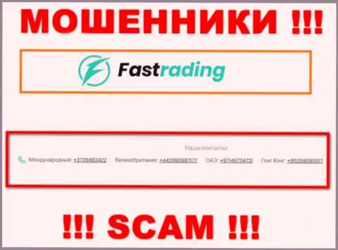 Fas Trading наглые интернет мошенники, выкачивают средства, звоня жертвам с различных номеров