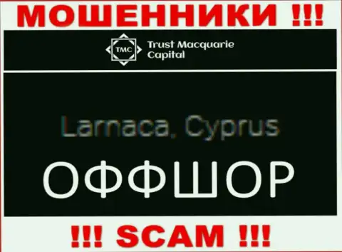 Trust M Capital зарегистрированы в оффшоре, на территории - Cyprus