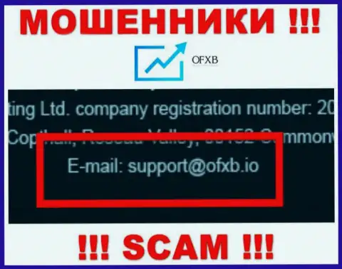 Установить контакт с махинаторами OFXB Io возможно по данному е-мейл (инфа была взята с их онлайн-ресурса)