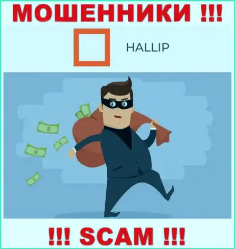 Взаимодействуя с дилинговой конторой Халлип Ком Вы не заработаете ни рубля - не вводите дополнительные финансовые активы