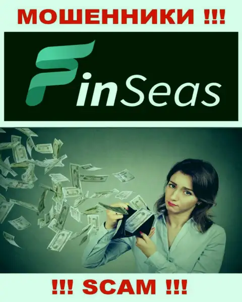 Абсолютно вся работа FinSeas сводится к надувательству людей, т.к. они internet-мошенники