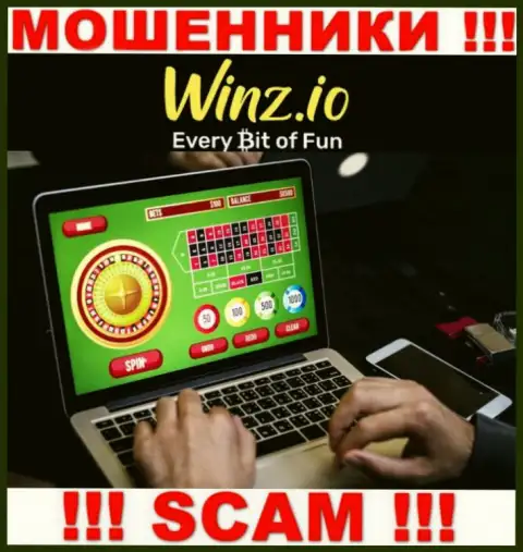 Вид деятельности интернет обманщиков Winz Casino - это Casino, однако имейте ввиду это обман !!!