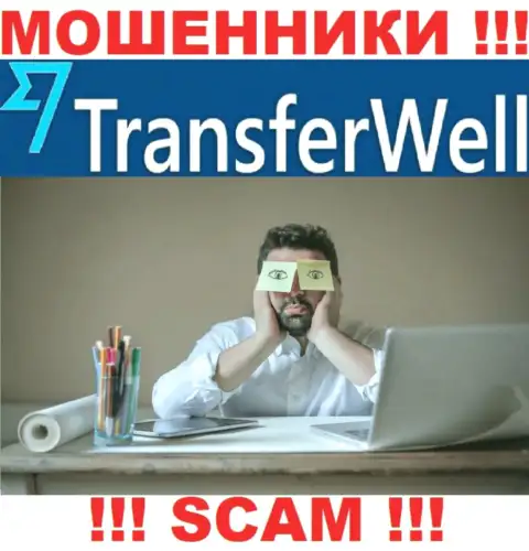 Работа TransferWell Net НЕЛЕГАЛЬНА, ни регулятора, ни лицензионного документа на право осуществления деятельности нет