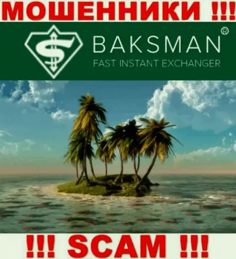 В конторе BaksMan безнаказанно сливают денежные средства, пряча информацию касательно юрисдикции