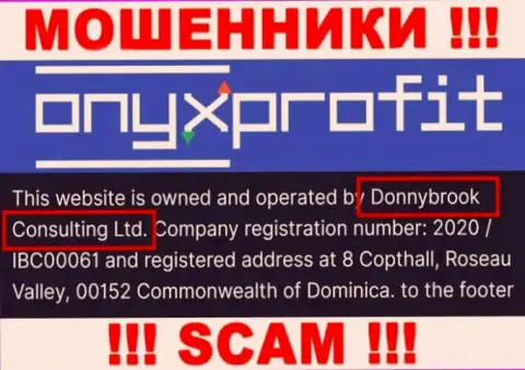 Юр лицо конторы Donnybrook Consulting Ltd это Donnybrook Consulting Ltd, инфа взята с официального web-сервиса