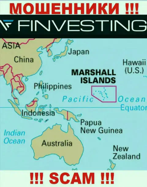 Маршалловы Острова - это юридическое место регистрации компании Finvestings