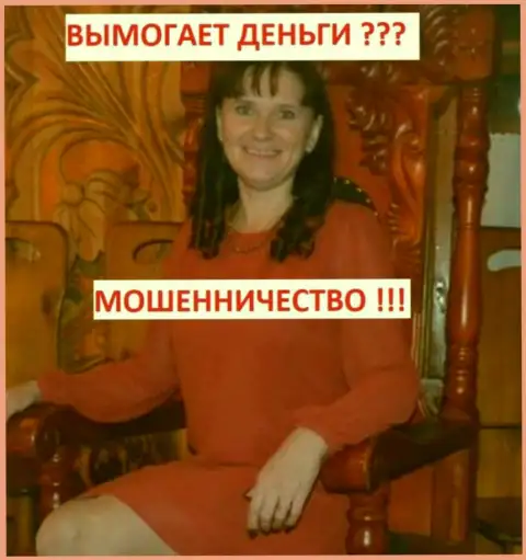 Е. Ильяшенко - катает тексты, которые ей заказал руководитель предполагаемо преступной банды - Б.М. Терзи