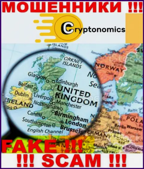 Махинаторы Crypnomic Com не публикуют правдивую инфу относительно их юрисдикции