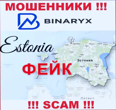 Офшорная юрисдикция организации Binaryx на ее онлайн-ресурсе приведена ненастоящая, будьте крайне внимательны !!!