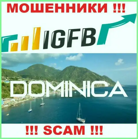 На сайте ИГФБ говорится, что они находятся в оффшоре на территории Commonwealth of Dominica