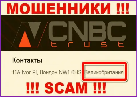 CNBC-Trust Com - это МОШЕННИКИ !!! Информация касательно офшорной юрисдикции неправдивая