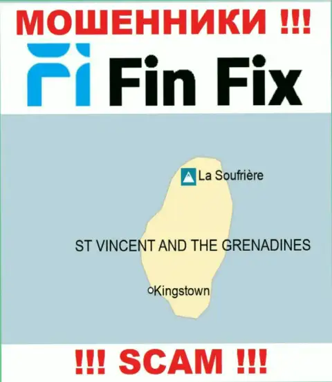 Fin Fix пустили корни на территории St. Vincent and the Grenadines и безнаказанно крадут финансовые средства