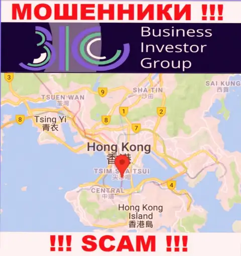 Оффшорное место регистрации БизнесИнвесторГрупп Ком - на территории Гонконг