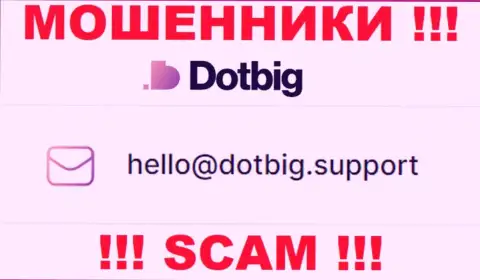 Довольно-таки рискованно контактировать с DotBig, даже через е-мейл - это коварные internet-мошенники !!!