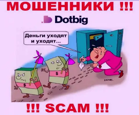 Вы ошибаетесь, если вдруг ожидаете доход от совместного сотрудничества с компанией DotBig - они ОБМАНЩИКИ !!!