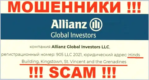 Оффшорное местоположение Allianz Global Investors по адресу - Hinds Building, Kingstown, St. Vincent and the Grenadines позволило им беспрепятственно воровать