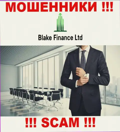 На сайте компании Blake Finance нет ни слова о их руководящих лицах - это МОШЕННИКИ !