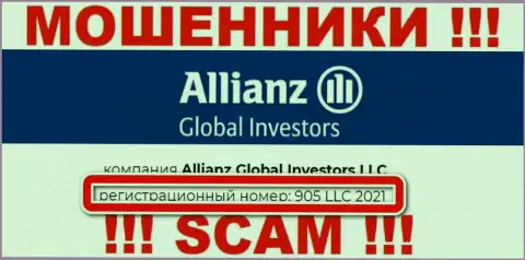 AllianzGI Ru Com - РАЗВОДИЛЫ ! Номер регистрации конторы - 905 LLC 2021