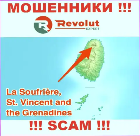 Компания РеволютЭксперт - это интернет-мошенники, находятся на территории St. Vincent and the Grenadines, а это офшорная зона