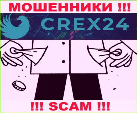 Crex24 пообещали отсутствие рисков в совместном сотрудничестве ? Имейте ввиду - это ОБМАН !!!