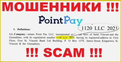 1120 LLC 2021 - это номер регистрации мошенников PointPay Io, которые НЕ ВОЗВРАЩАЮТ ОБРАТНО ФИНАНСОВЫЕ АКТИВЫ !