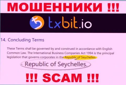 Базируясь в оффшоре, на территории Republic of Seychelles, ТХБит безнаказанно оставляют без средств своих клиентов
