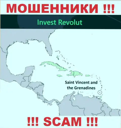 Invest-Revolut Com пустили свои корни на территории - Kingstown, St Vincent and the Grenadines, избегайте работы с ними